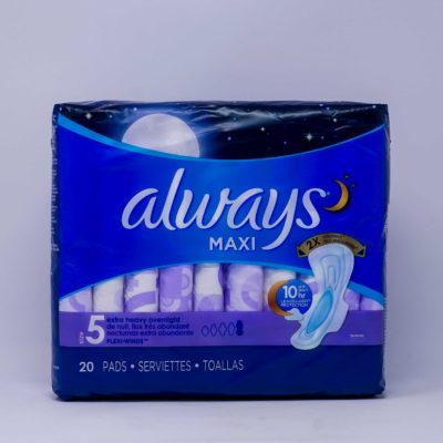 Always Ex Hvy Overnight 20ct