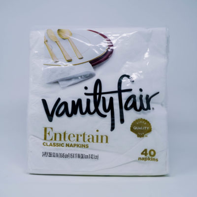 Vanity White Din Napkins 40