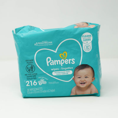 Pampers B/Wipes Unsc 3pk 216
