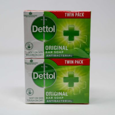 Dettol Soap Twin Pk 2/100g