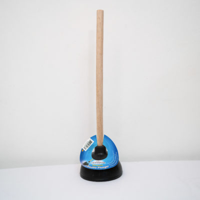 Clean Hse Plunger  Wwood Hand